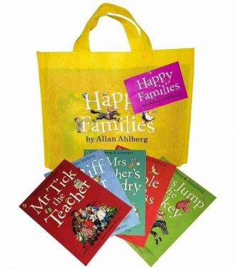 Happy Families Collection 10 Books Set in a Bag Children Gift Pack by Allan Ahlberg