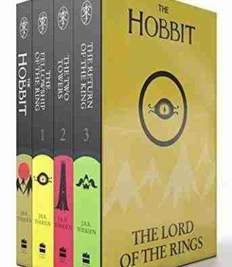 The Hobbit and The Lord Of The Rings 4 Books Collection Set