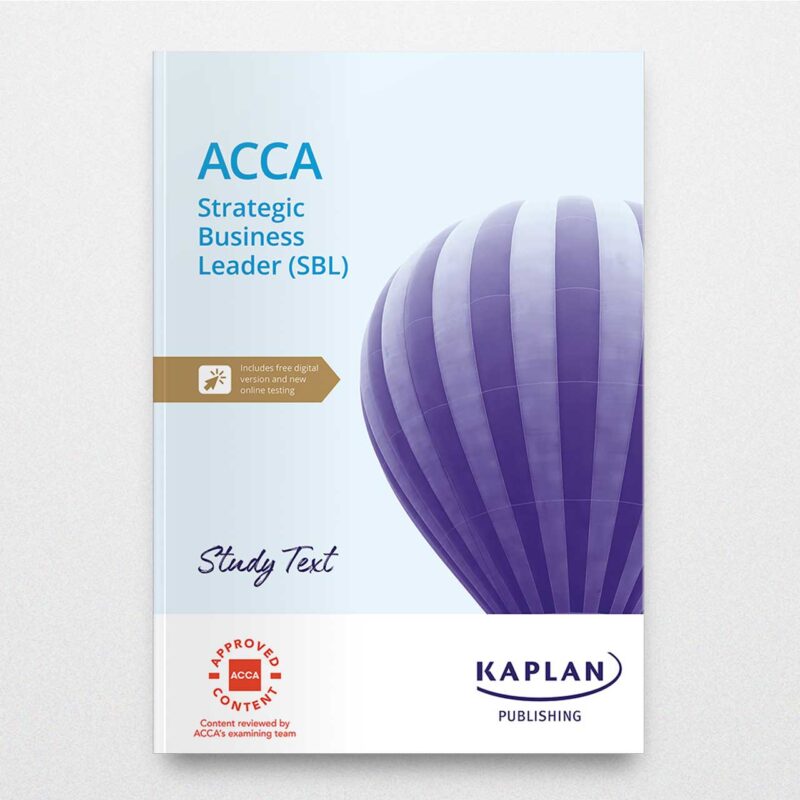 Kaplan Acca Strategic Business Leader Study Text 2023-2024